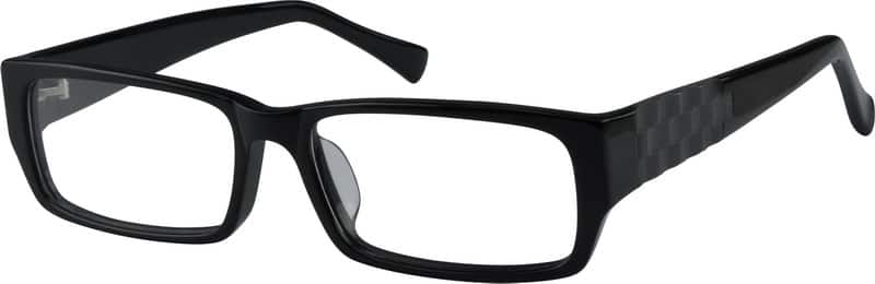 Black Acetate Full-Rim Frame 482221 Men Full Rim Acetate/Plastic Eyeglasses #482221