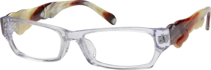 Translucent Acetate Full Rim Frame With Design On Temples 4880 Zenni