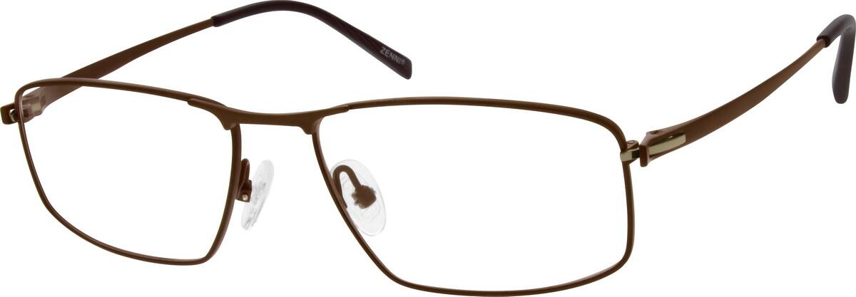 Brown Pure Titanium Full-Rim Frame 529015 Men Full Rim Titanium Eyeglasses #529015