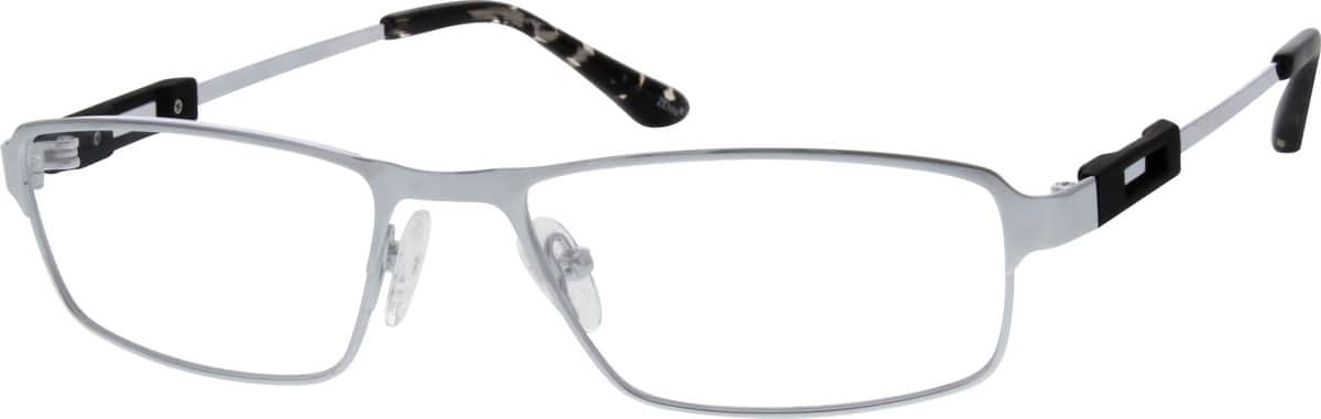 Silver Pure Titanium Full-Rim Frame 529411 Men Full Rim Titanium Eyeglasses #529411