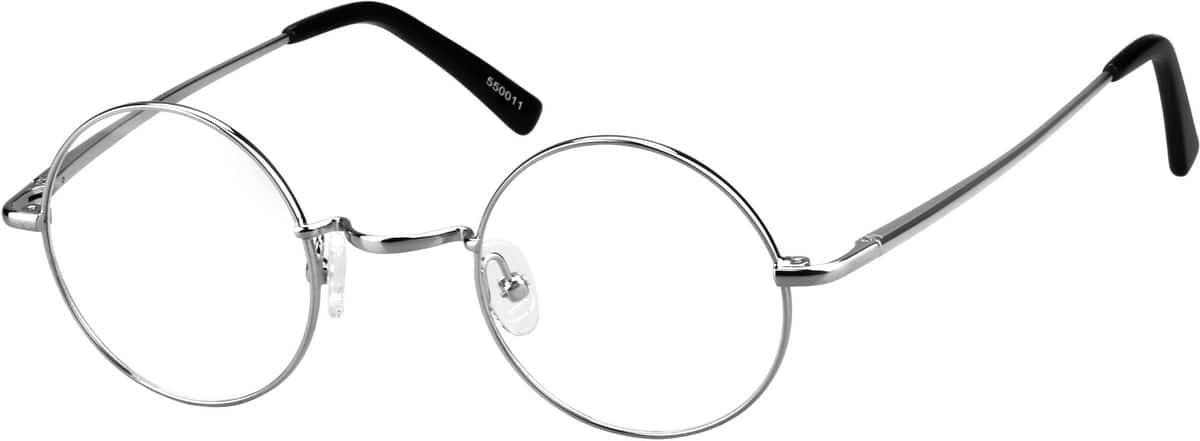 Silver Metal Alloy Round Eyeglasses 5500 Zenni Optical Eyeglasses