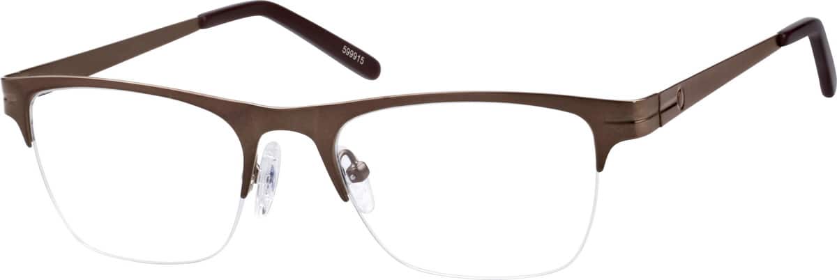 Black Half-Rim Eyeglasses #5999 Zenni Optical Eyeglasses