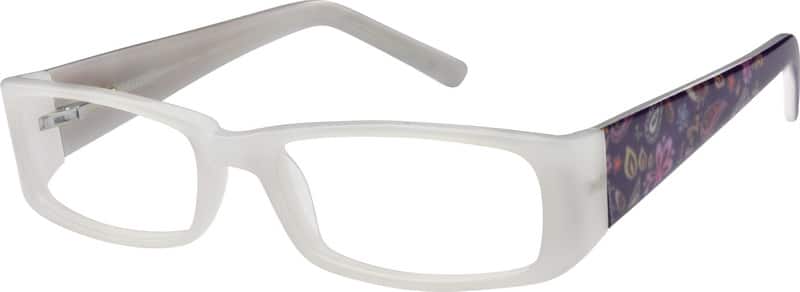 Gray Acetate Full-Rim Frame With Spring Hinge 608730 Women Full Rim Acetate/Plastic Eyeglasses #608730