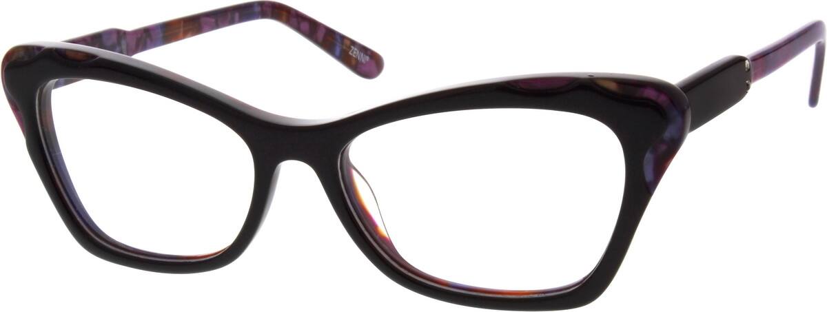 Purple eyeglasses frame 631817 Women Full Rim Acetate/Plastic Eyeglasses #631817