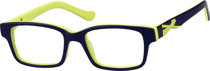 Blue Childrens Acetate Frame With Spring Hinges #6323 ...