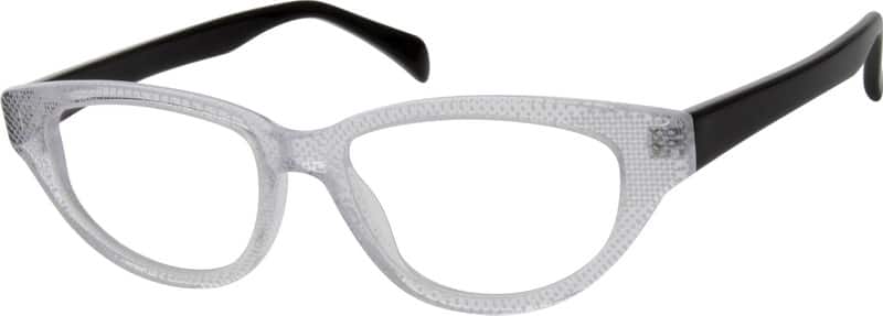 Translucent Acetate Full-Rim Frame 633723 Women Full Rim Acetate/Plastic Eyeglasses #633723