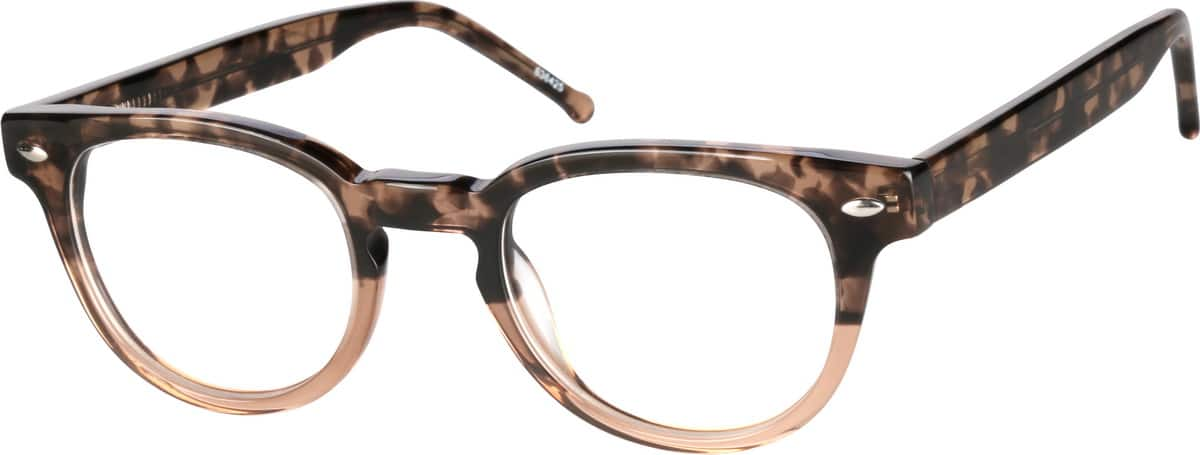 Tortoiseshell Acetate Full Rim Frame With Spring Hinges 6364 Zenni