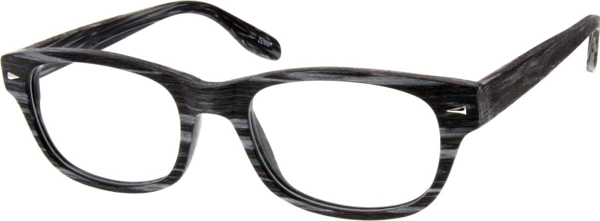 Black Fashion Acetate Full-Rim Frame 661121 Women Full Rim Acetate/Plastic Eyeglasses #661121