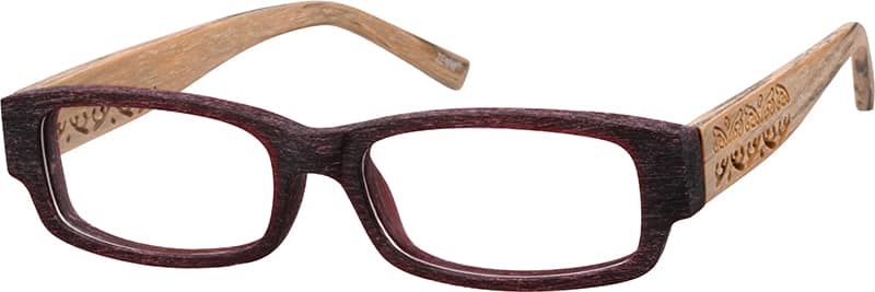 Red Acetate Full-Rim Frame 664618 Unisex Full Rim Acetate/Plastic Eyeglasses #664618