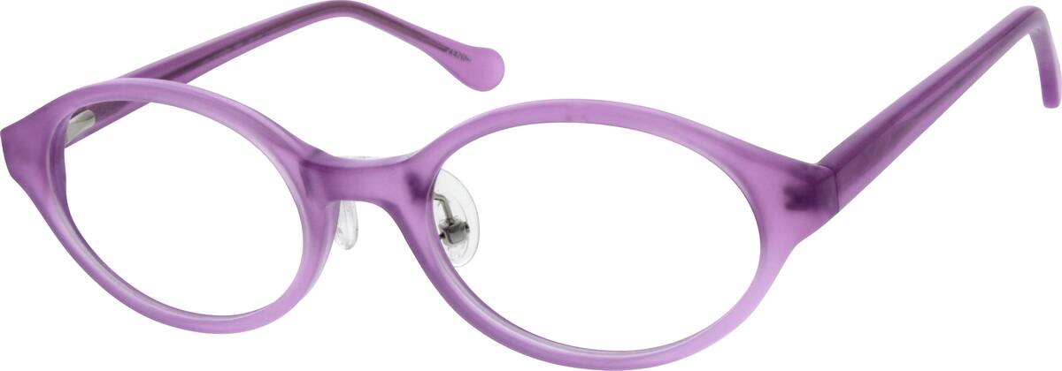 Purple Children's Acetate Frame With Spring Hinges 666117 Girl Full Rim Acetate/Plastic Eyeglasses #666117