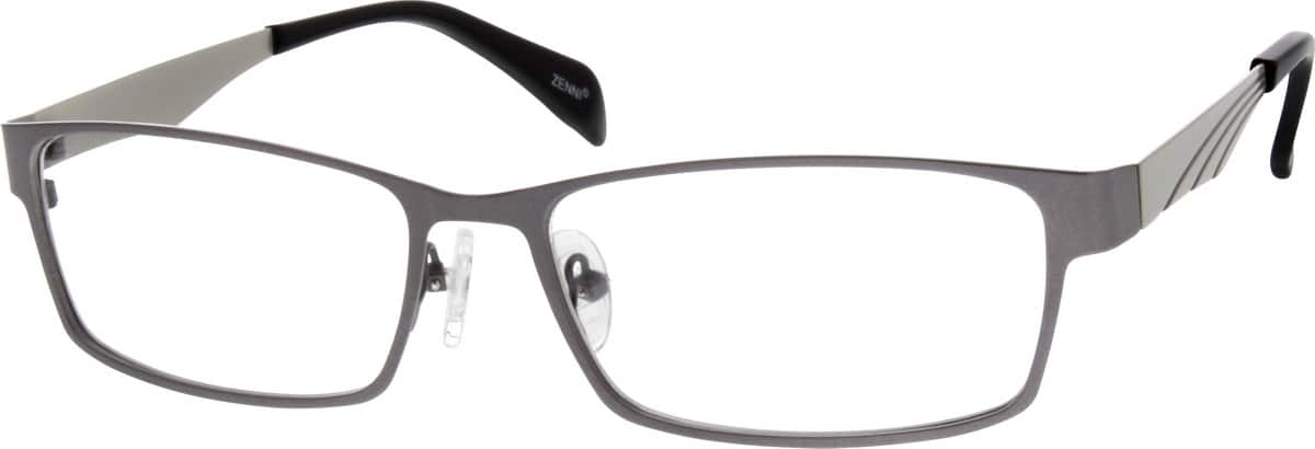Gray Stainless Steel Full Rim Frame 6895 Zenni Optical Eyeglasses 