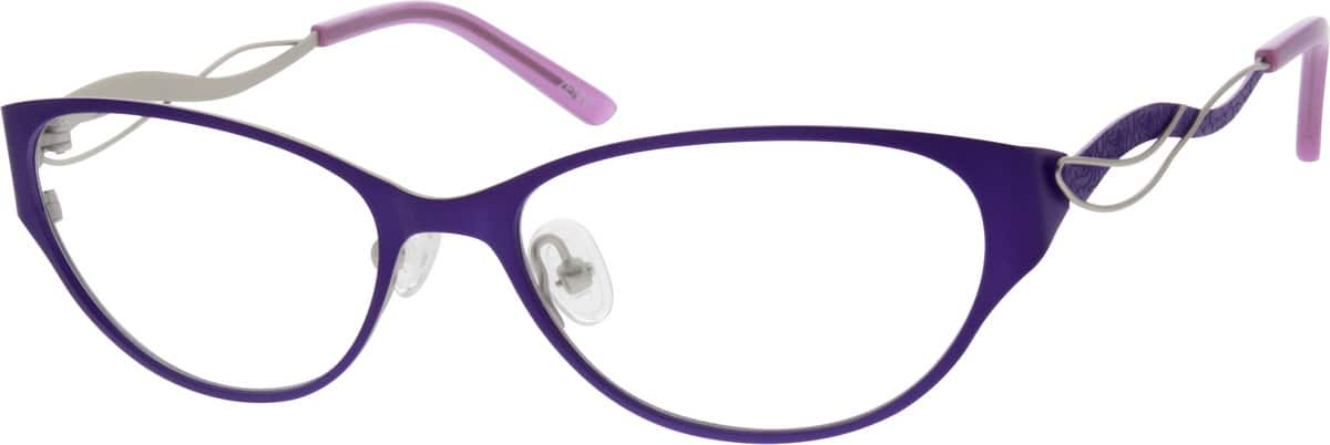 Purple Stainless Steel Full Rim Frame 6939 Zenni Optical Eyeglasses