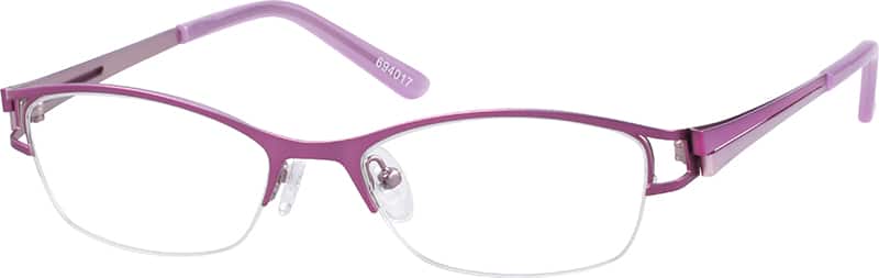 Purple Women’s Stylish Rectangular Eyeglasses 6940