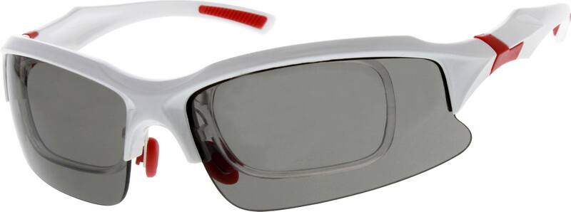 White Prescription Wind Goggles 706230 Unisex Half Rim Acetate/Plastic Eyeglasses #706230