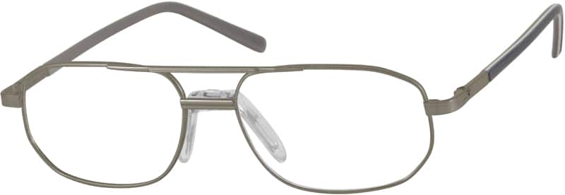 Gold Metal Alloy Full-Rim Frame with Saddle Bridge #7105 ...