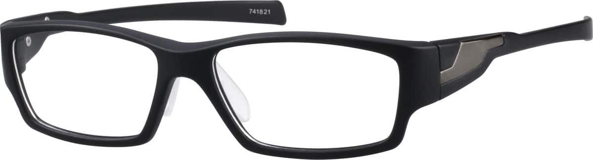 Black Sport Glasses 7418 Zenni Optical Eyeglasses 