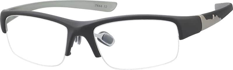 Gray Sport Glasses #7444 | Zenni Optical Eyeglasses