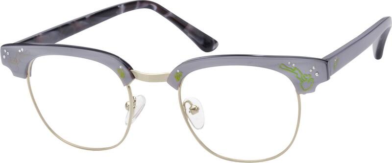 Gray Acetate Full Rim Frame 7540 Zenni Optical Eyeglasses 
