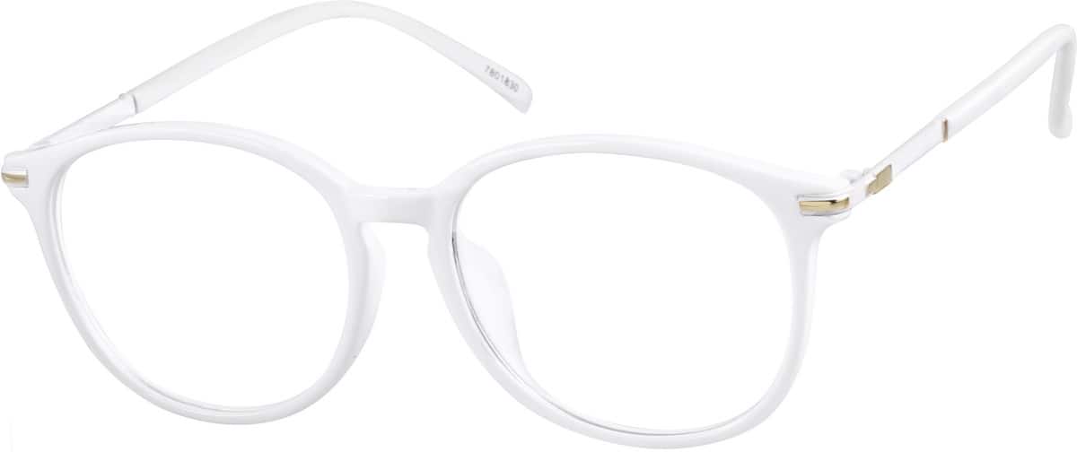 White Round Glasses 78018 Zenni Optical Eyeglasses
