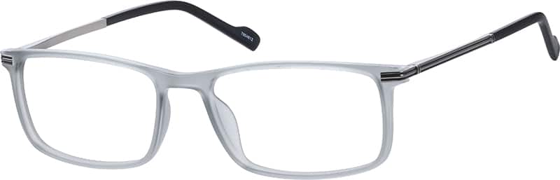 Zenni Gray Rectangle Eyeglasses