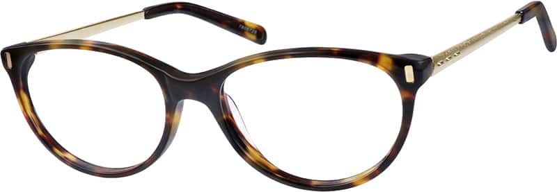 Tortoiseshell Sophisticated Oval Eyeglasses 78057 Zenni Optical