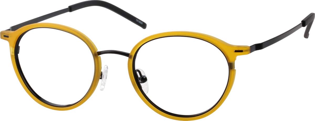 Yellow Round Glasses #78106 Zenni Optical Eyeglasses