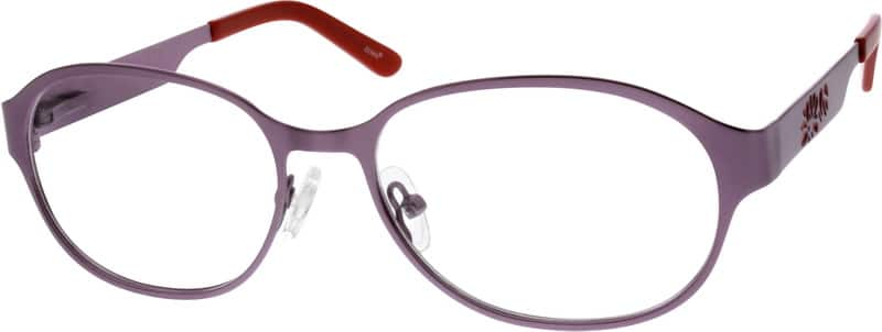 Purple Stainless Steel Full Rim Frame With Spring Hinges 7963 Zenni Optical Eyeglasses