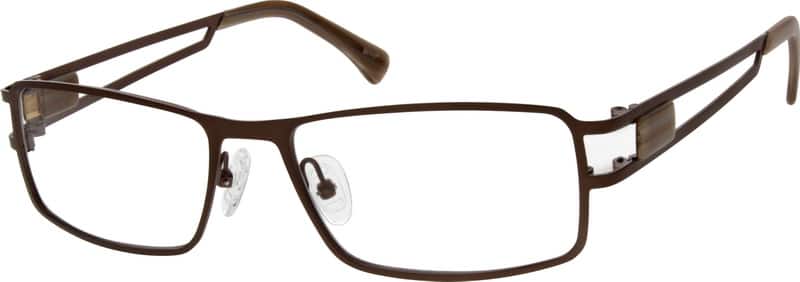 Brown Stainless Steel Full-rim Frame 797715 Men Full Rim Stainless Steel Eyeglasses #797715