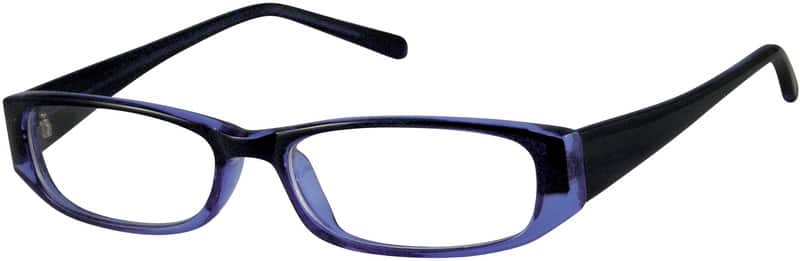 Black Plastic Full-Rim Anti-Reflective Coating Optical Quality Reading Glasses A2808621 Full Rim Acetate/Plastic Eyeglasses #A2808621
