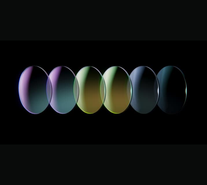 Blokz blue light lenses range from clear to yellow to dark tinted.