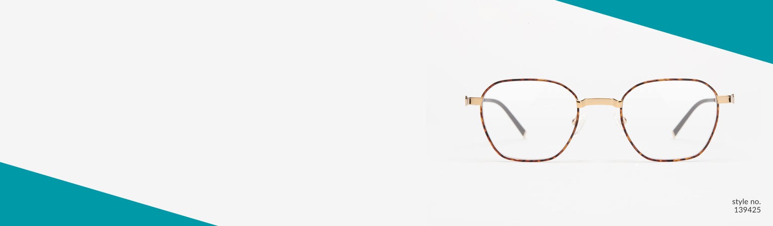 Image of Zenni tortoiseshell geometric glasses #139425.