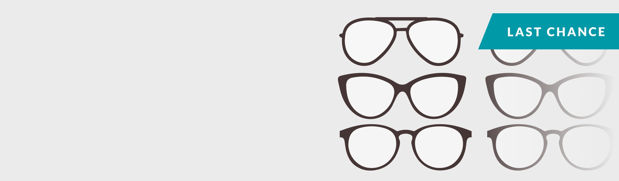 Image of a variety of glasses icons in a variety of shapes.