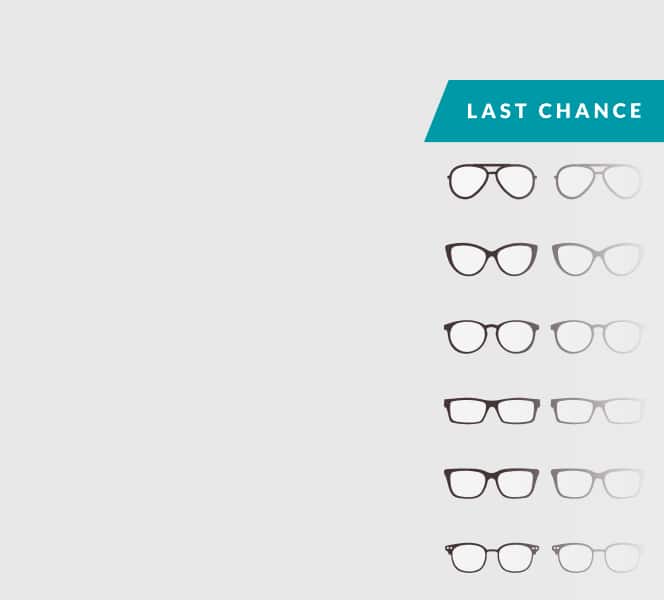 Image of a variety of glasses icons in a variety of shapes.