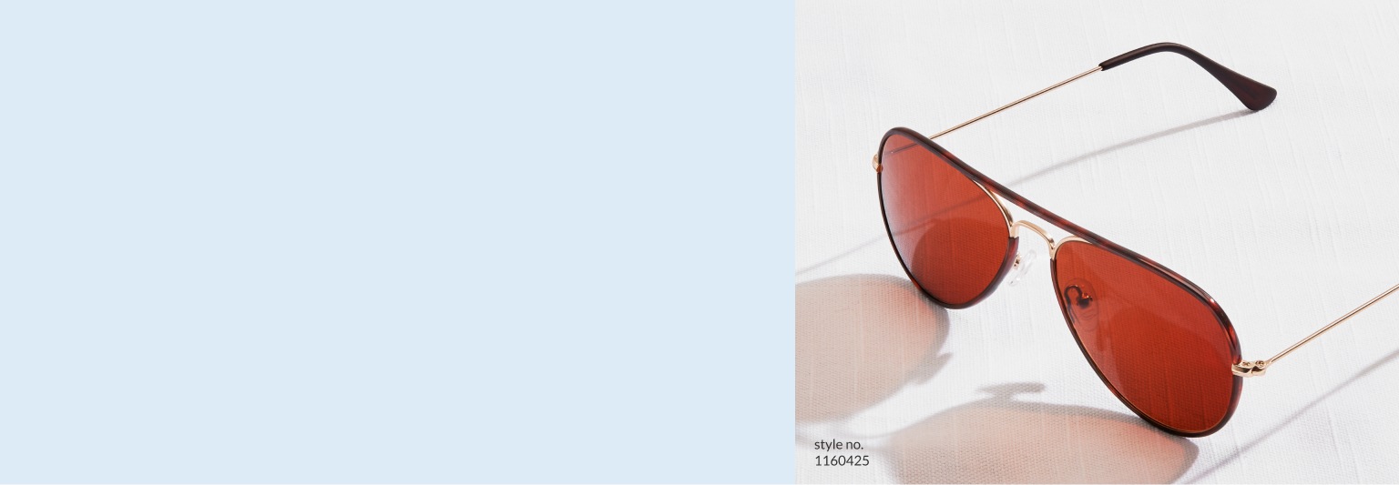 Image of Zenni tortoiseshell aviator sunglasses #1160425.