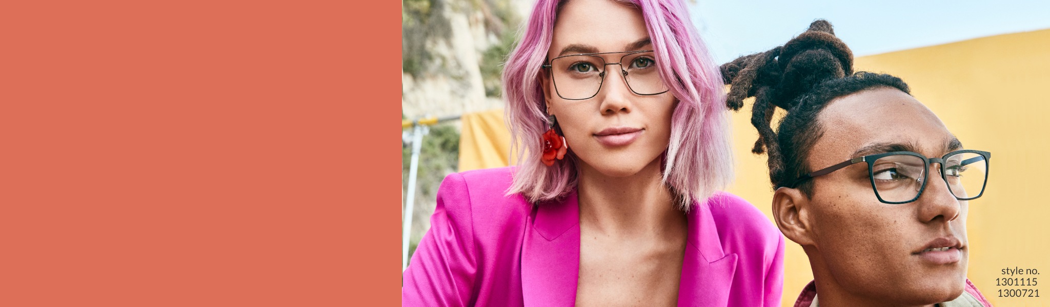 New and totally you. Set your sights on this season’s hottest new eyewear. Shop new arrivals. Image of Zenni aviator glasses #2036215, set atop a pile of sheet rock, in front of a warm brown background.