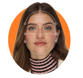 Oval face shape