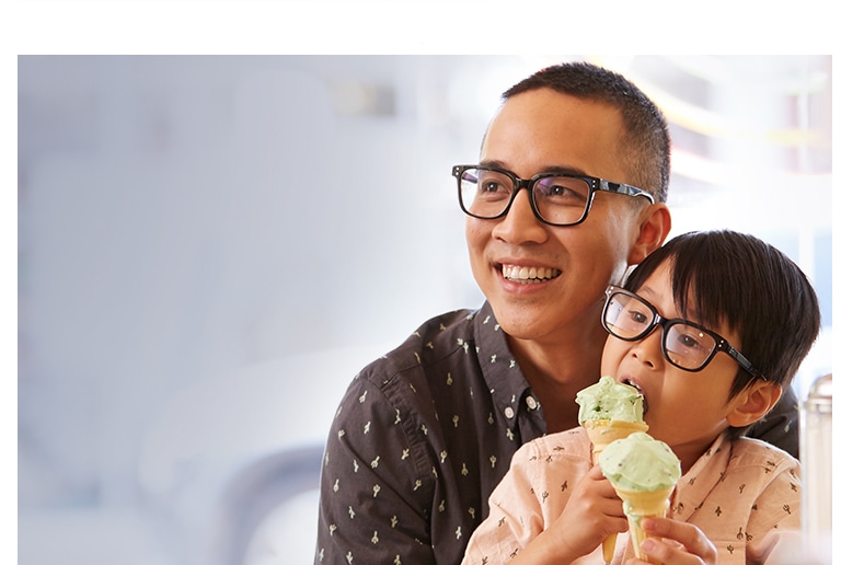 Matching glasses for you and your little one.