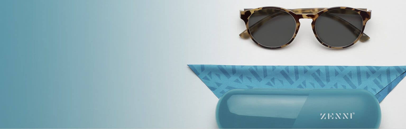 Free Anti-scratch coating & UV protection & Free case & cleaning cloth & Free thin and light single-vision lenses