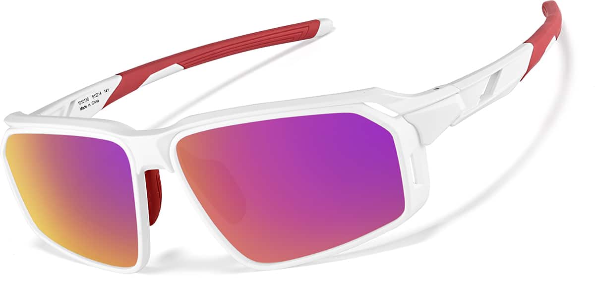 Zunnies - Rectangle Wrap-Around Sunglasses model image
