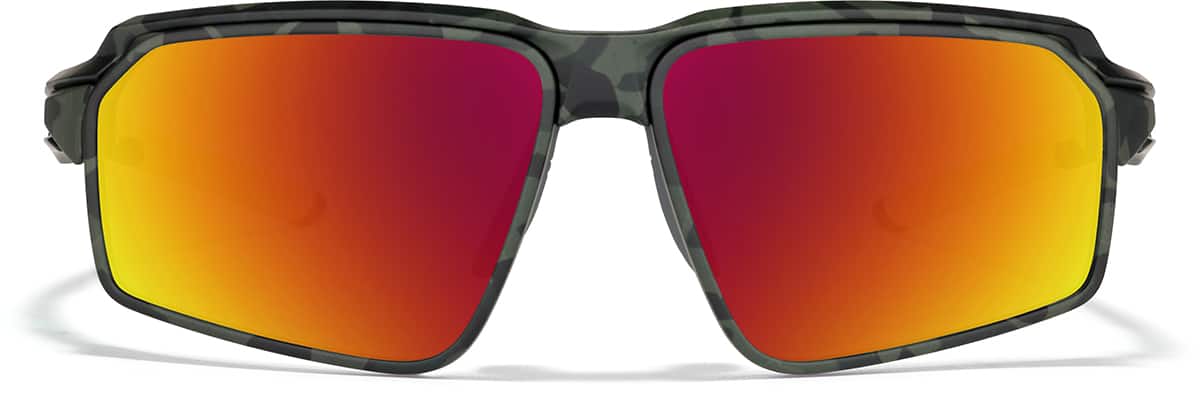 Front view of Zunnies - Active Wrap-Around Sunglasses 1010944 in Pattern