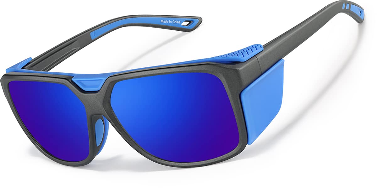 Angle view of Zunnies - Sport Sunglasses 1011112 in Gray