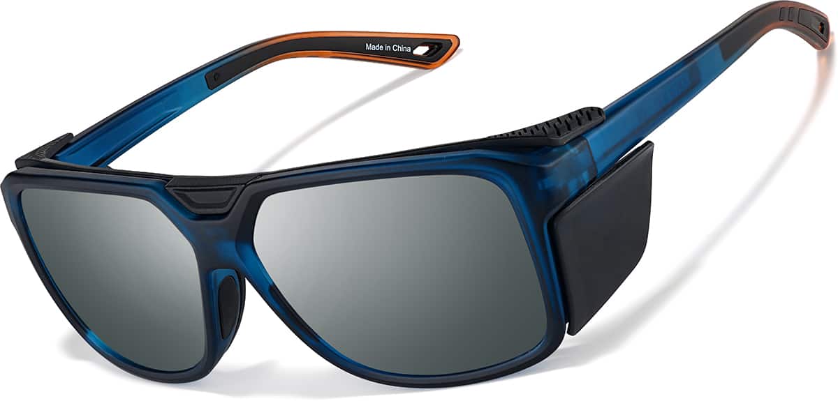 Angle view of Zunnies - Sport Sunglasses 1011116 in Blue