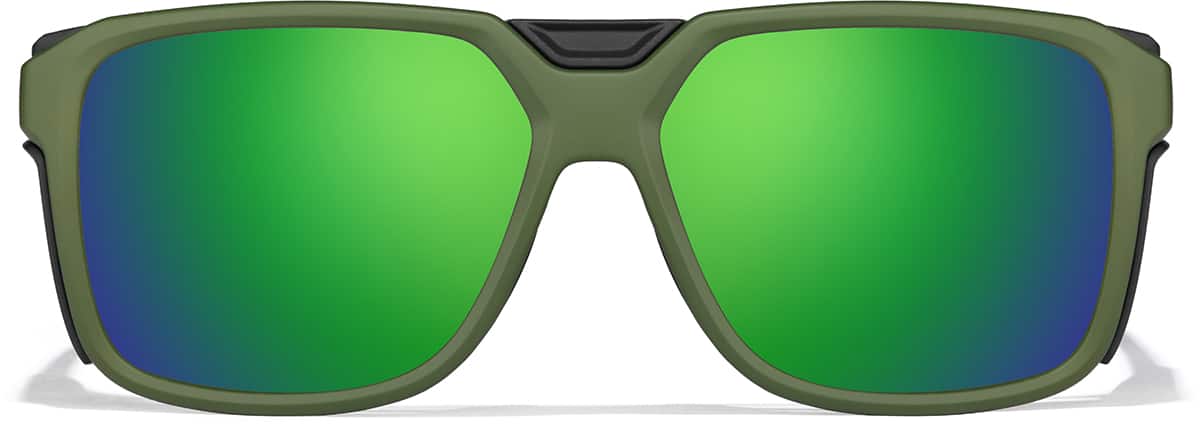 Front view of Zunnies - Sport Sunglasses 1011124 in Green