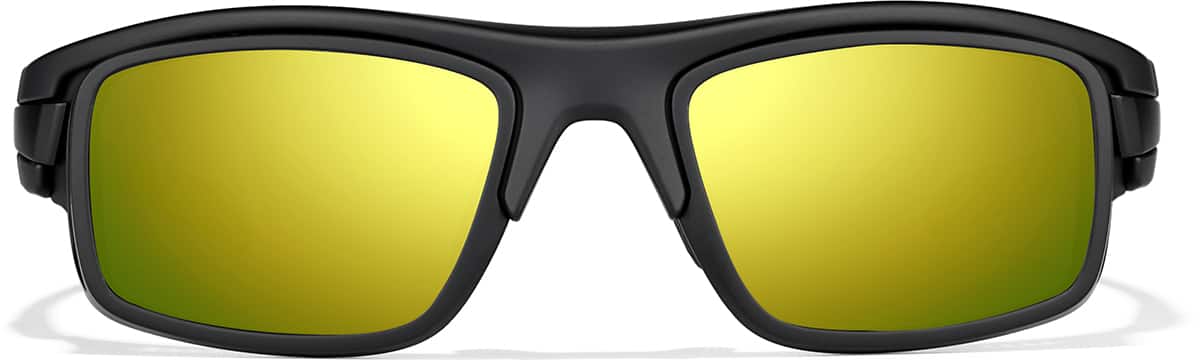 Front view of Zunnies - Wrap-Around Sunglasses 1011351 in Black