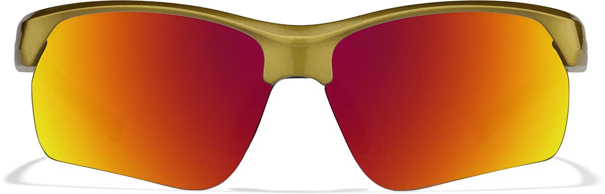 Front view of Zunnies - Wrap-Around Sunglasses 1011615 in Brown