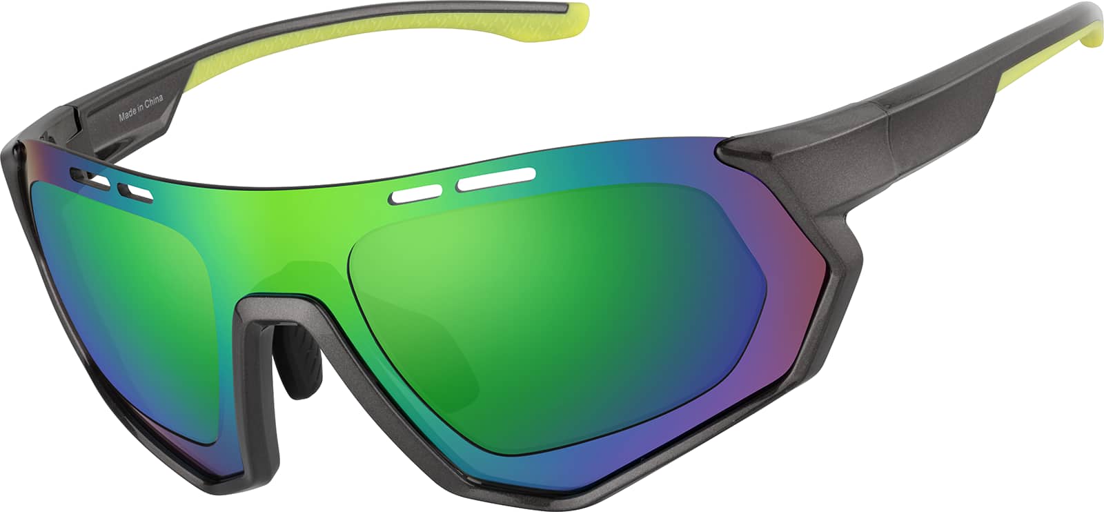 Angle view of Zunnies -Wrap-Around Sunglasses 1011912 in Gray