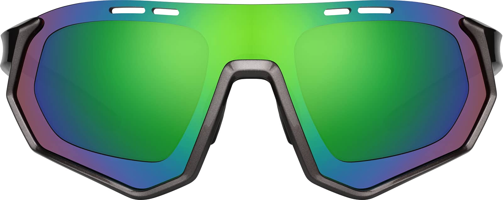 Front view of Zunnies -Wrap-Around Sunglasses 1011912 in Gray