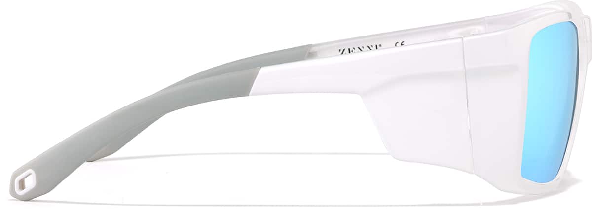 Side view of Zunnies - Square Sunglasses 1012030 in White