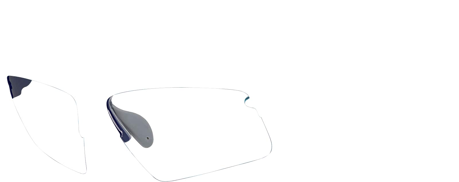 Angle view of Outrider - Wrap-around Sunglasses 1012616 in Blue