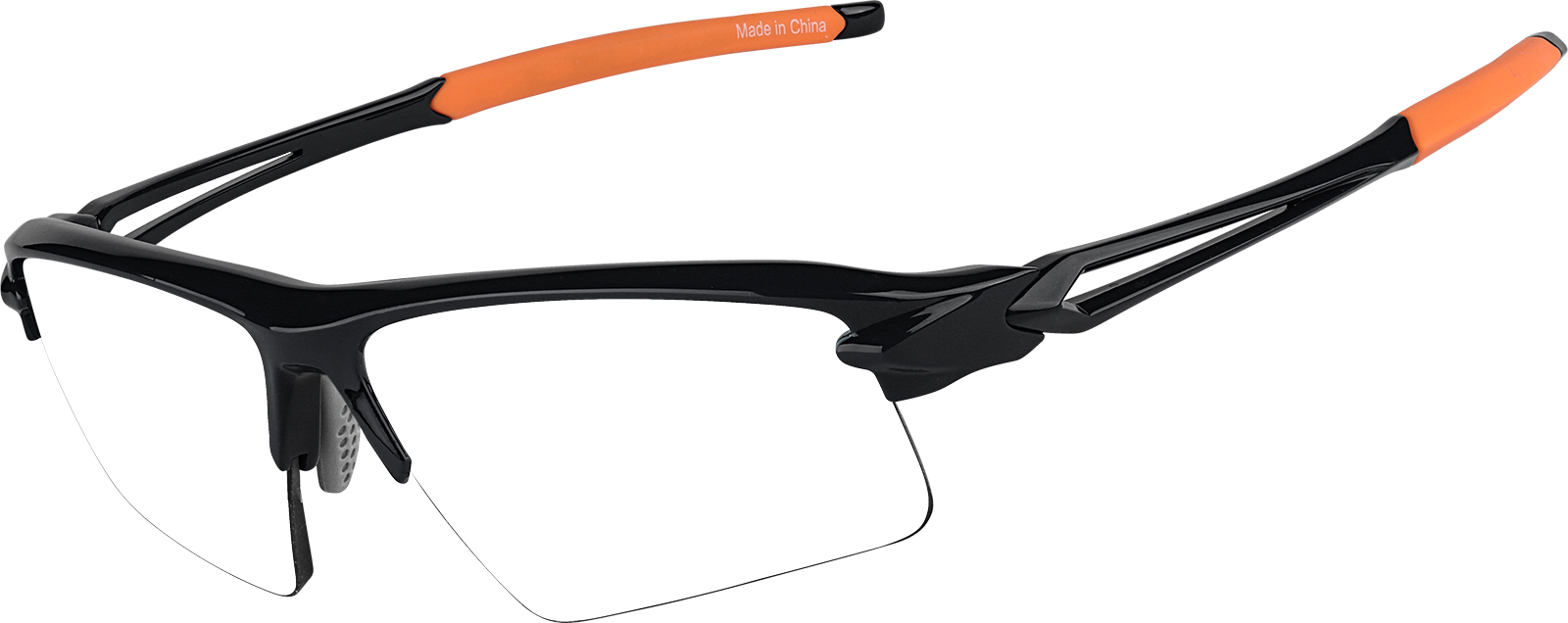 Angle view of Outrider - Wrap-around Sunglasses 1012621 in Black